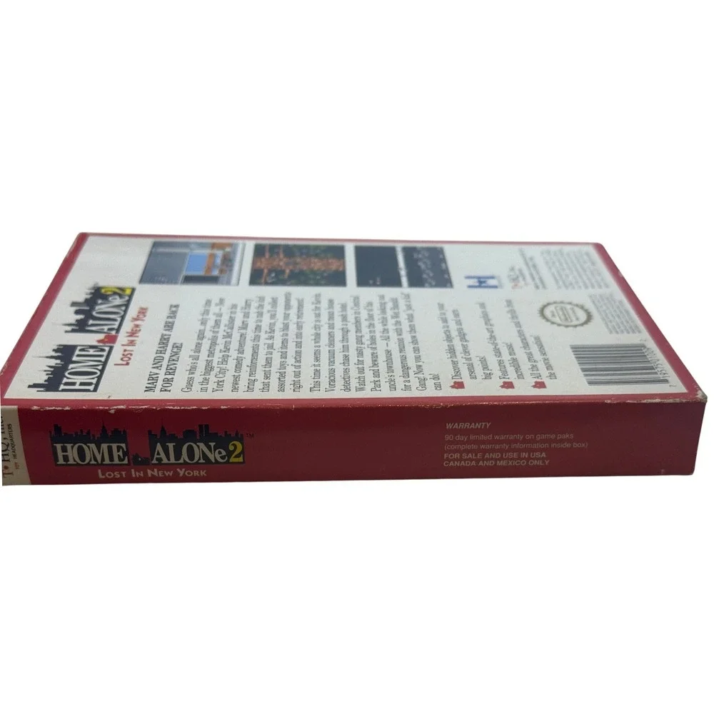 Home Alone 2 Lost In New York Nintendo NES Video Game Boxed T-HQ 1992